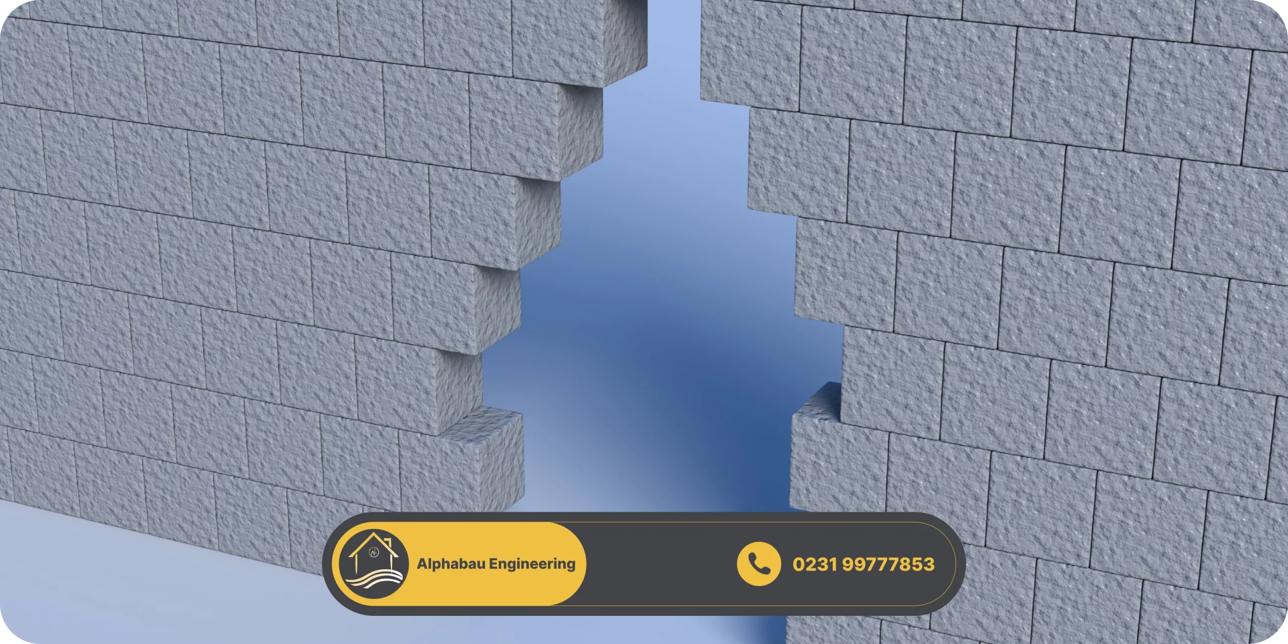 Wanddurchbruch in Karlsruhe